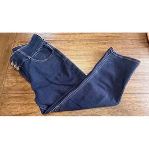 VTG Women's Hydraulic Jeans Capri Dark Blue Size 12